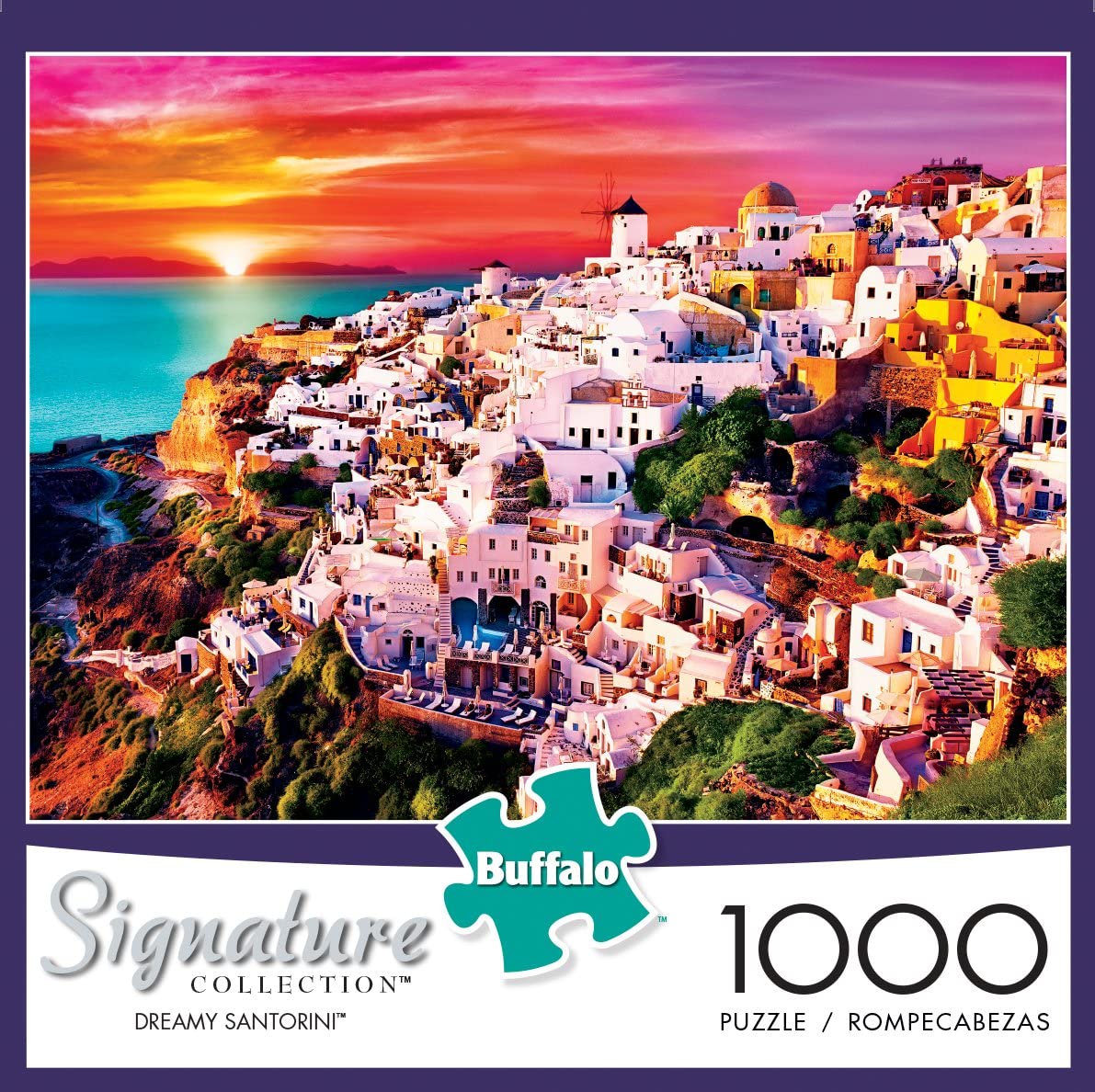 Buffalo Games Signature Collection Dreamy Santorini 1000 Piece Puzzle image 0